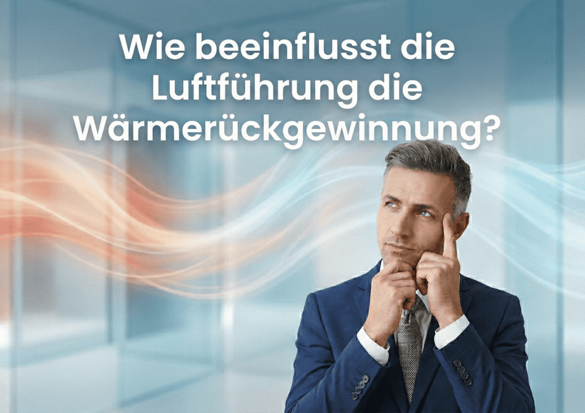 Die Konstruktion der Anordnung, in der die Luftströme aufeinandertreffen, bestimmt unmittelbar den Wirkungsgrad des Lüftungsgeräts.