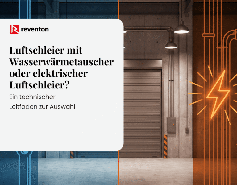 Wasser oder Elektro-Luftschleier